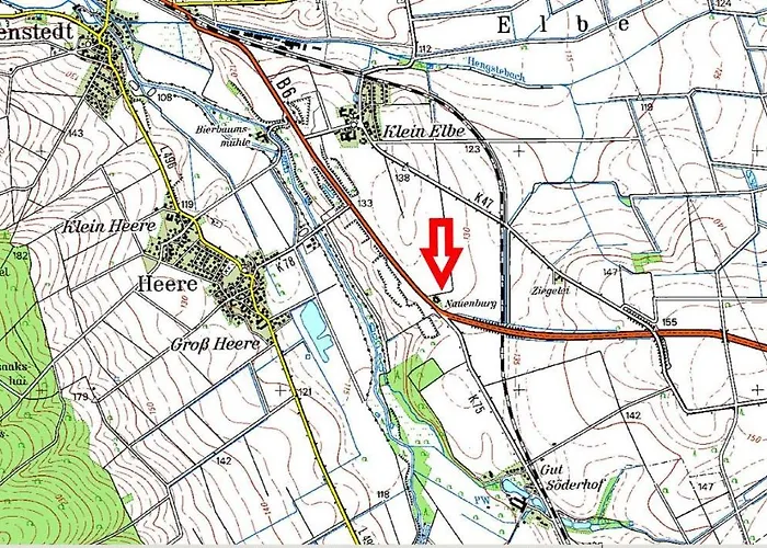 Nauenburg Alojamento de Acomodação e Pequeno-almoço Heere